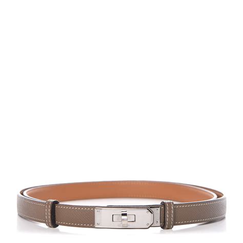 Hermes Kelly Belt Etoupe 